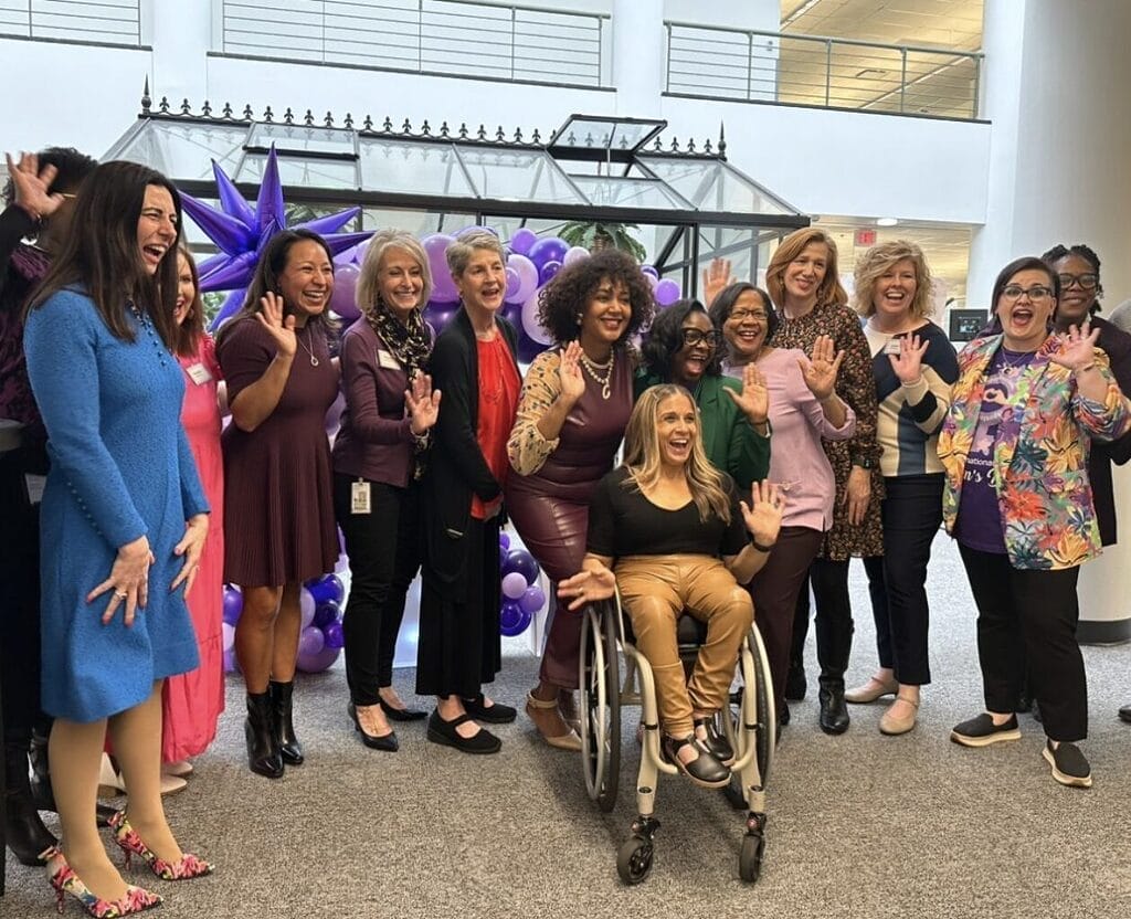 Alycia with a group of Women at Humana event